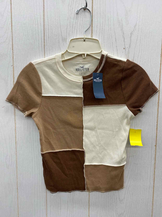 Hollister Tan Junior Size Small Shirt