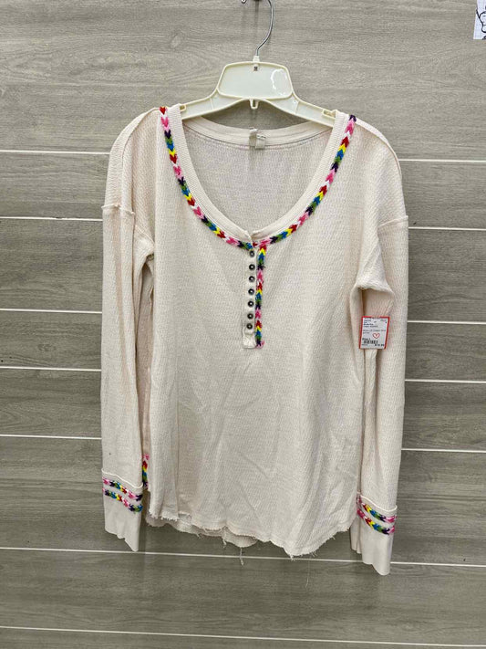 We the Free Cream Womens Size L Shirt