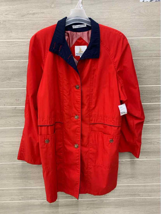 Misty Harbor Red Womens Size 12 Jacket (Outdoor)