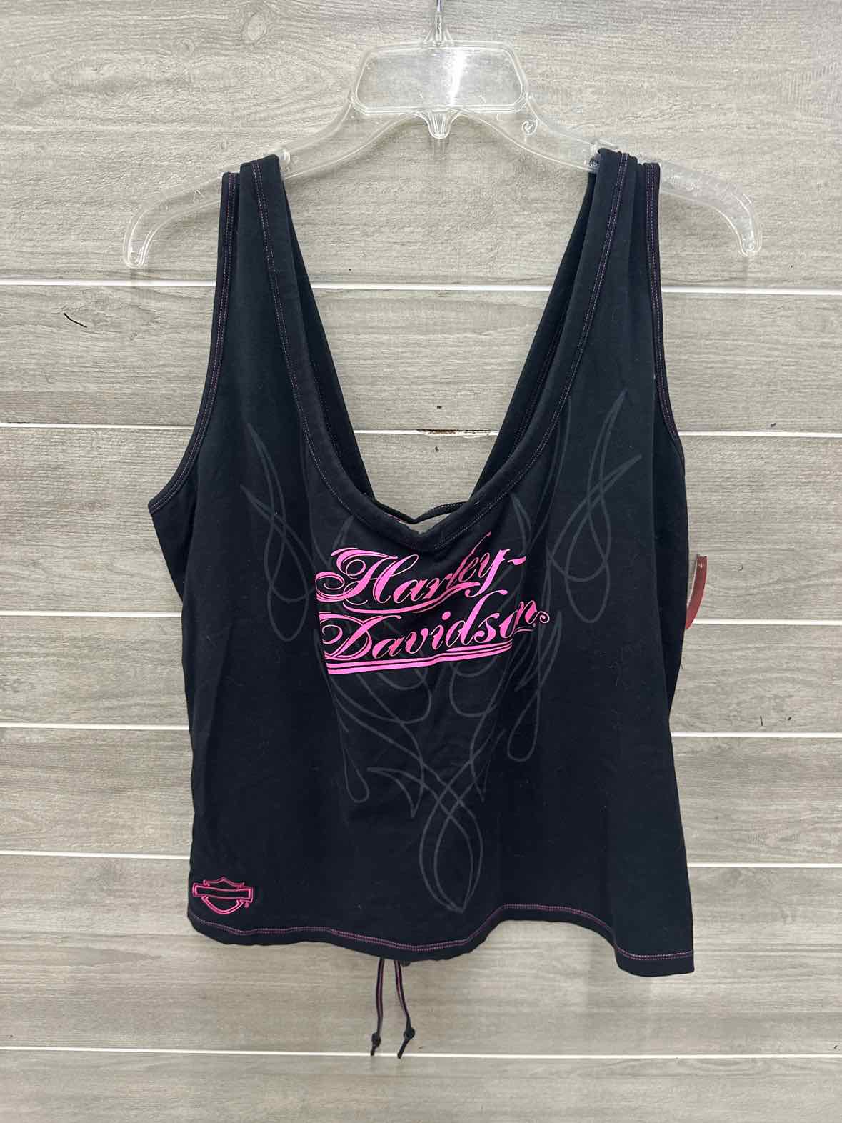 Harley Davidson Black Womens Women Size 16/18 Tank Top