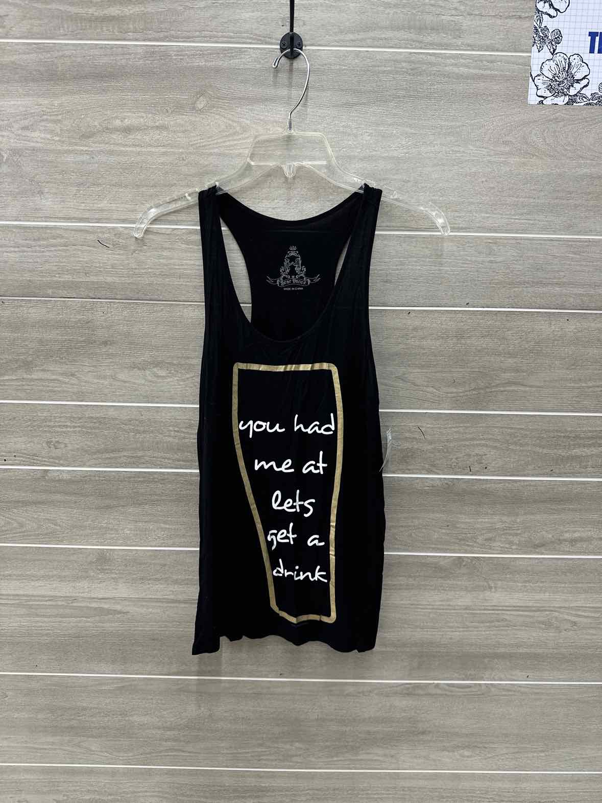 Size S/M Black Womens Tank Top