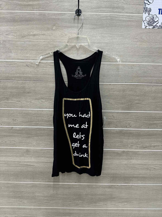 Size S/M Black Womens Tank Top