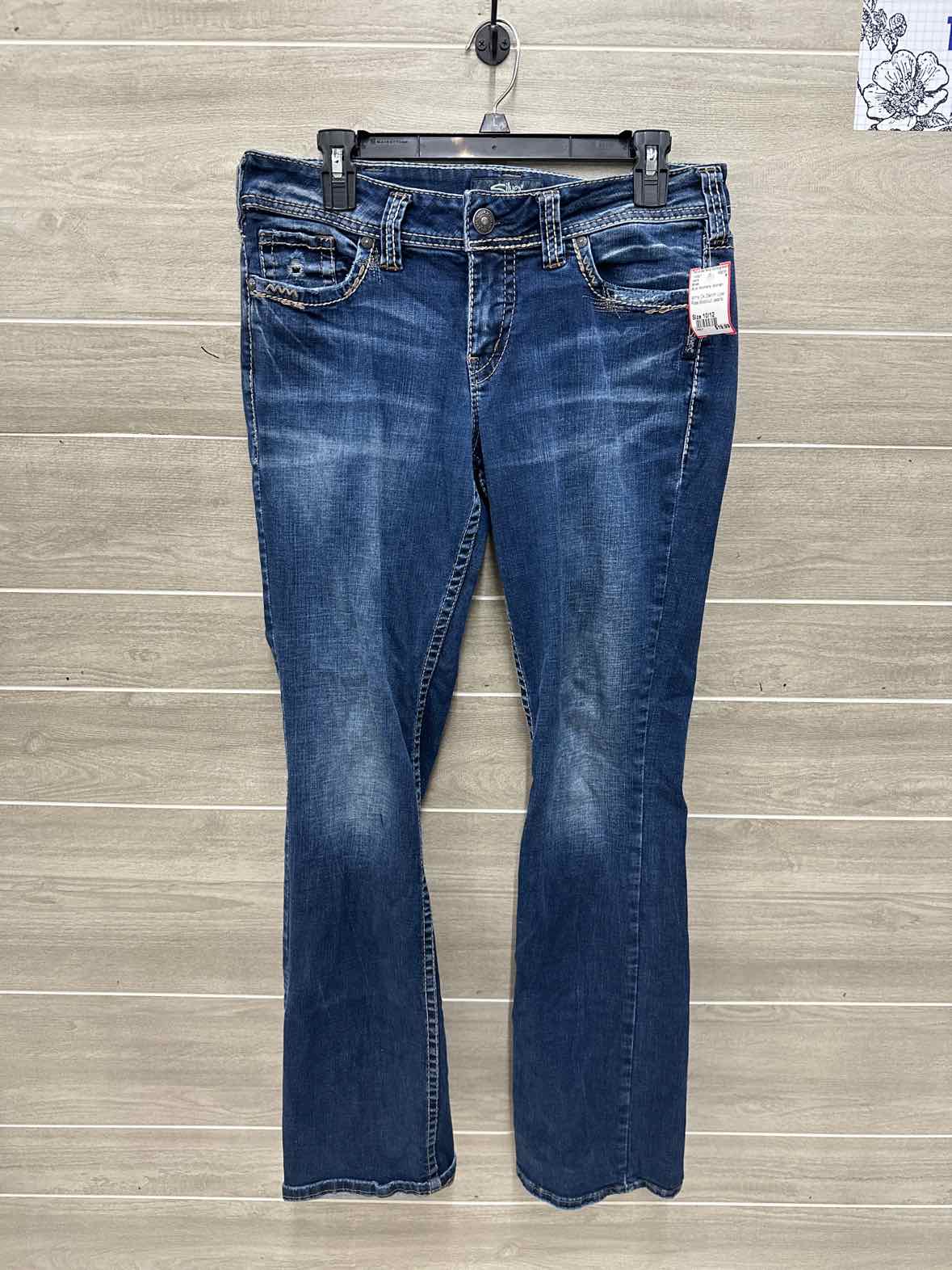 Silver Blue Womens Women Size 10/12 Jeans