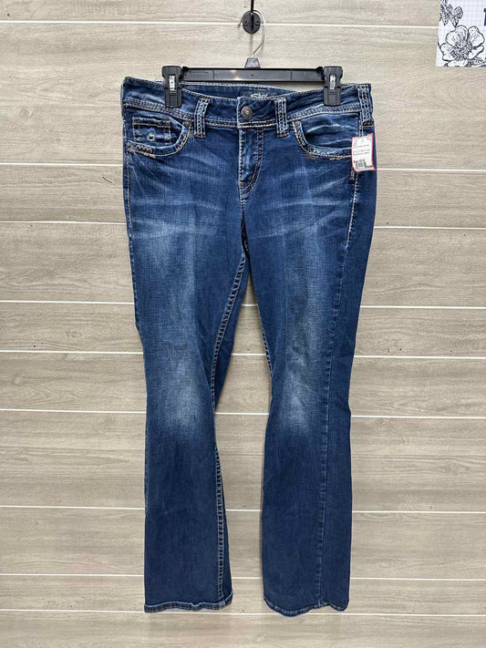 Silver Blue Womens Women Size 10/12 Jeans