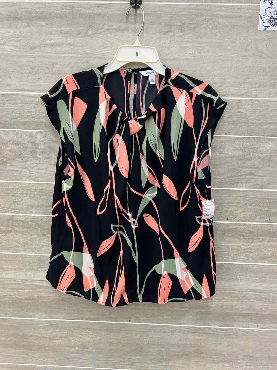 Nine West Black Womens Women Size XL Shirt