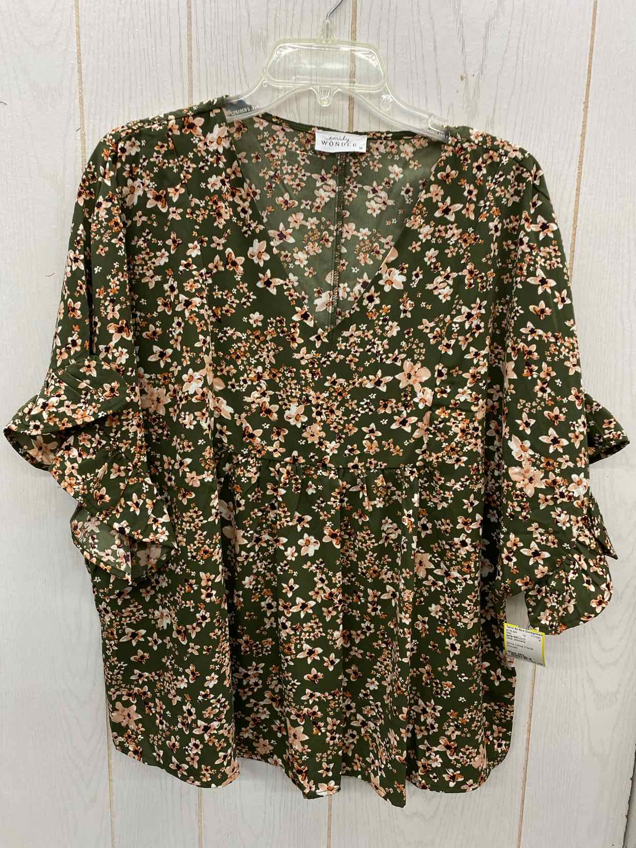 emily WONDER Olive Womens Size M/L Shirt