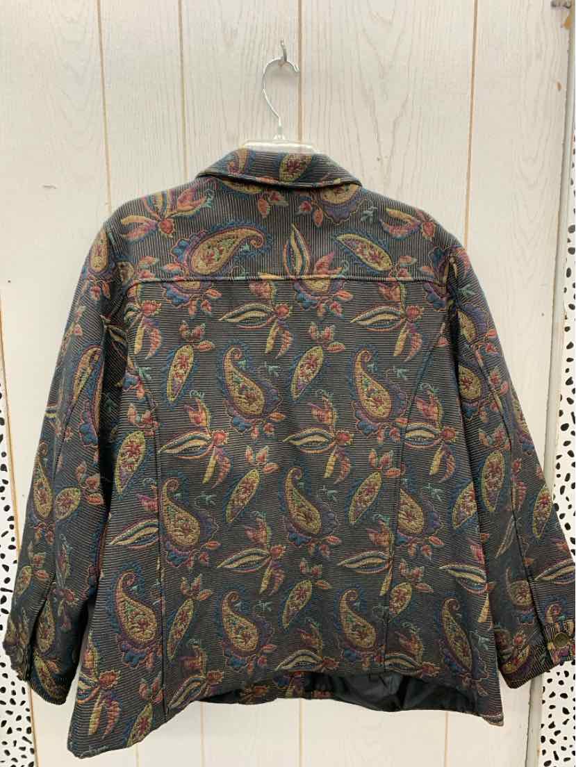 CJ Banks Multi-Color Womens Size 3X Blazer