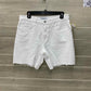 Just Black White Womens Size 10/12 Shorts
