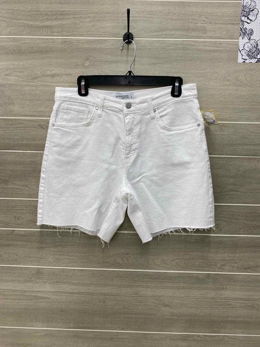 Just Black White Womens Size 10/12 Shorts