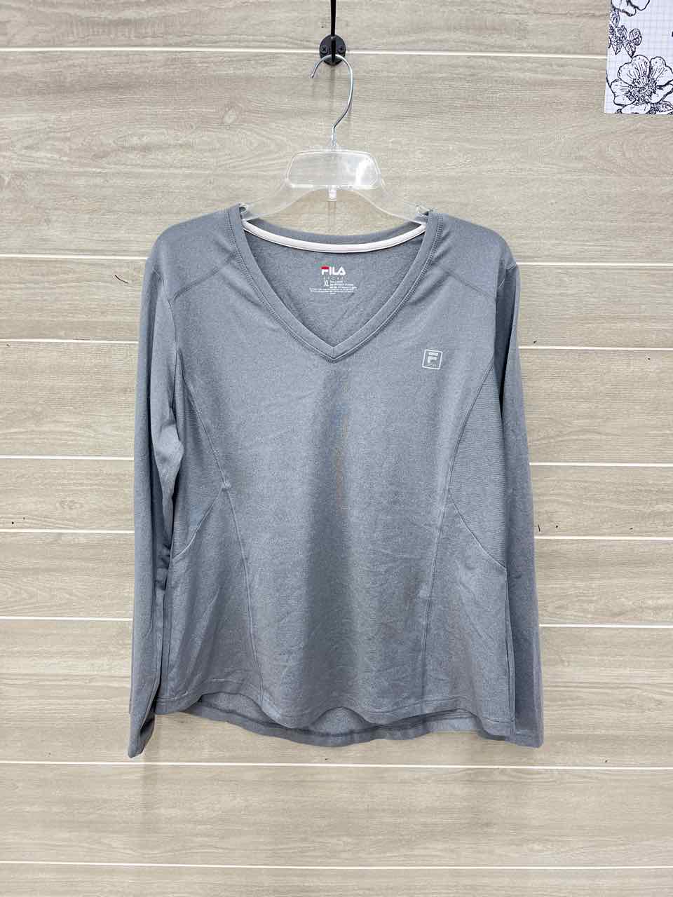 FILA Size XL Gray Womens Shirt