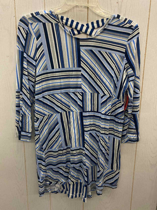 Norm Thompson Blue Womens Size Small Shirt