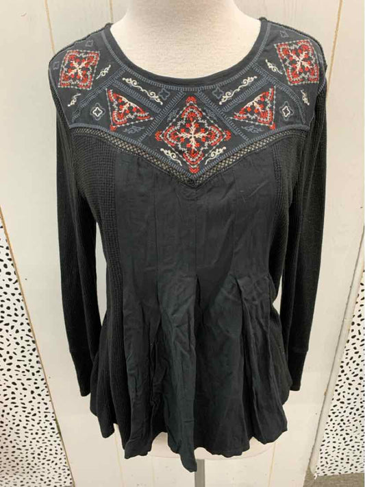 Alchemy Thread Black Womens Size Small Shirt