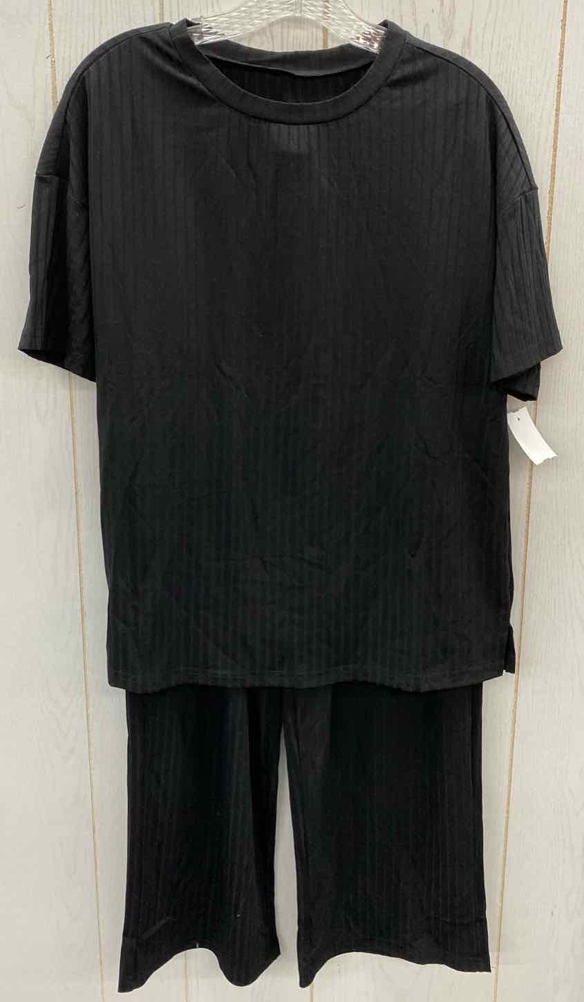 Black Womens Size Small Pant Set