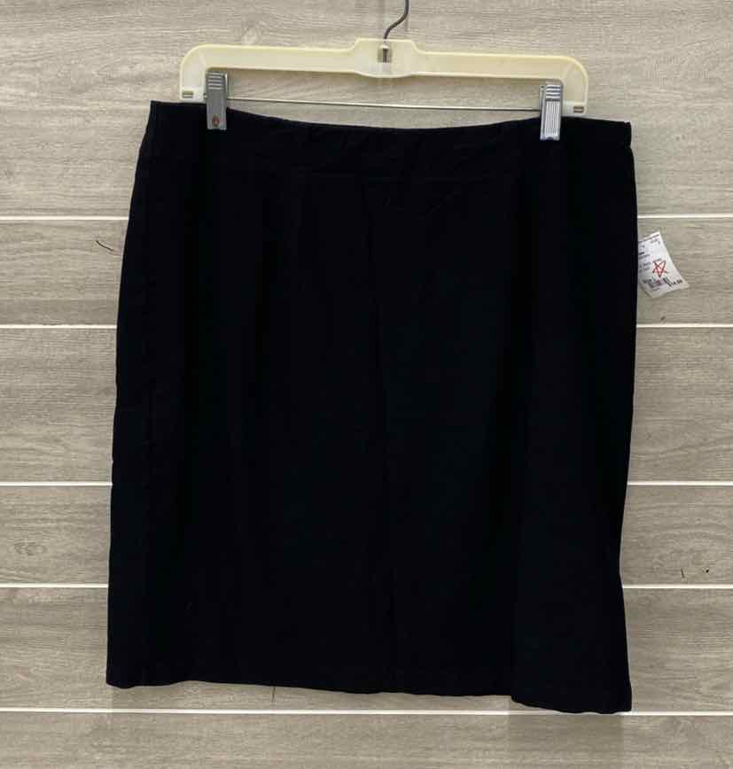 Eileen Fisher Black Womens Size L Skirt