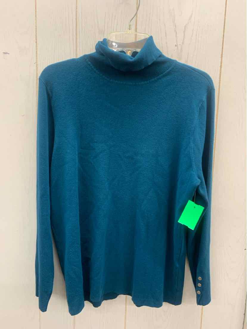 Chico's Teal Womens Size 16 Shirt