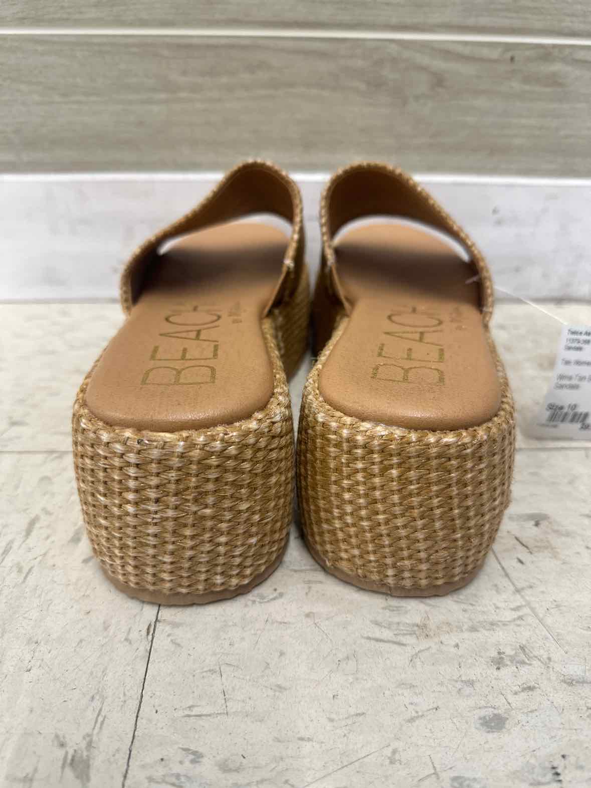 US Shoe Size 10 Tan Womens Sandals