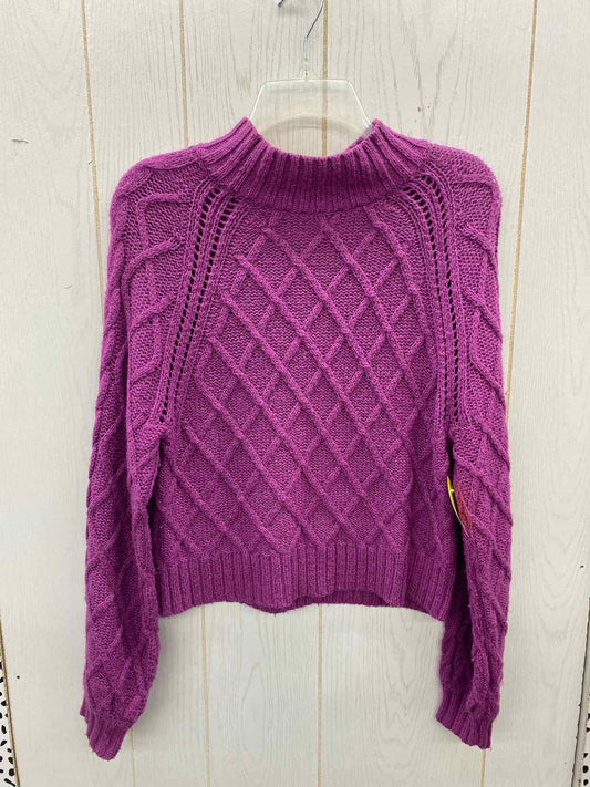 American Eagle Purple Womens Size Small Sweater