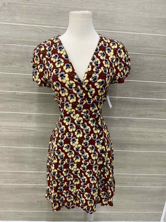 Madewell Burgundy Womens Size 4 Dress