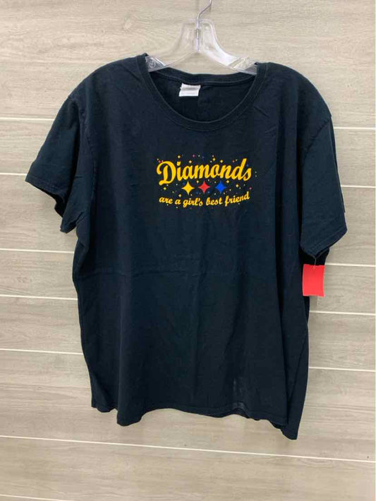 Black Womens Size 3X Shirt