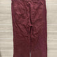 Farmers Market Size 12 Burgundy Womens Pants