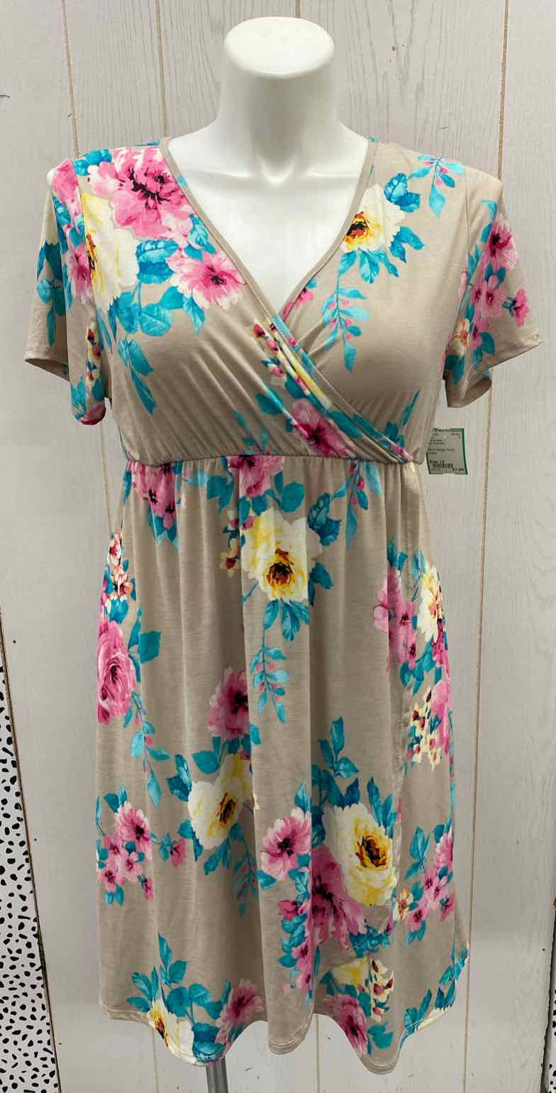 Sew in Love Tan Womens Size 14 Dress