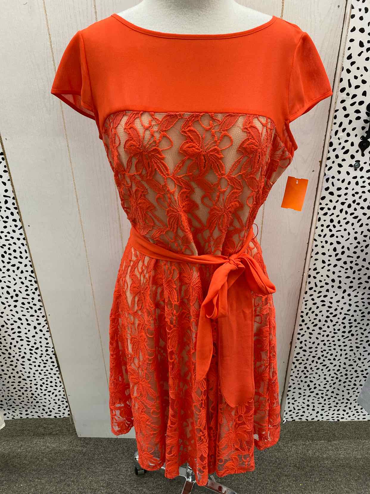 Danny & Nicole Coral Womens Size 10 Dress