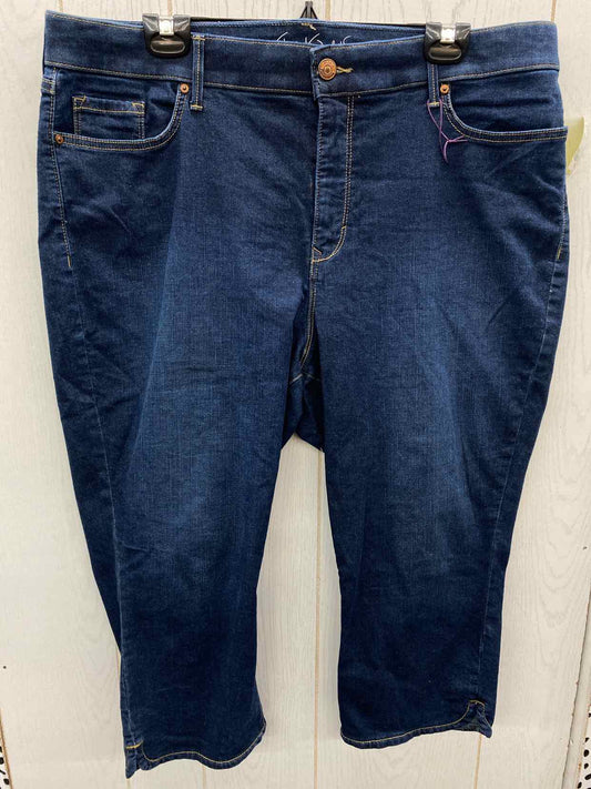 Gloria Vanderbilt Blue Womens Size 18 Jeans