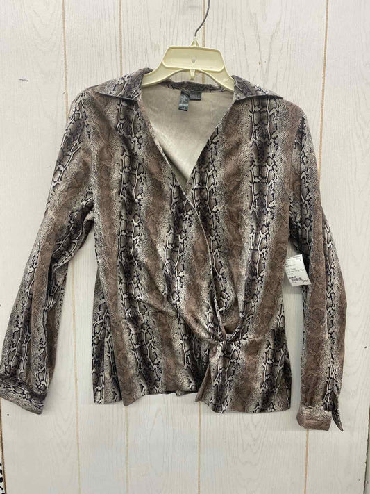 Ethyl Taupe Womens Size M Shirt