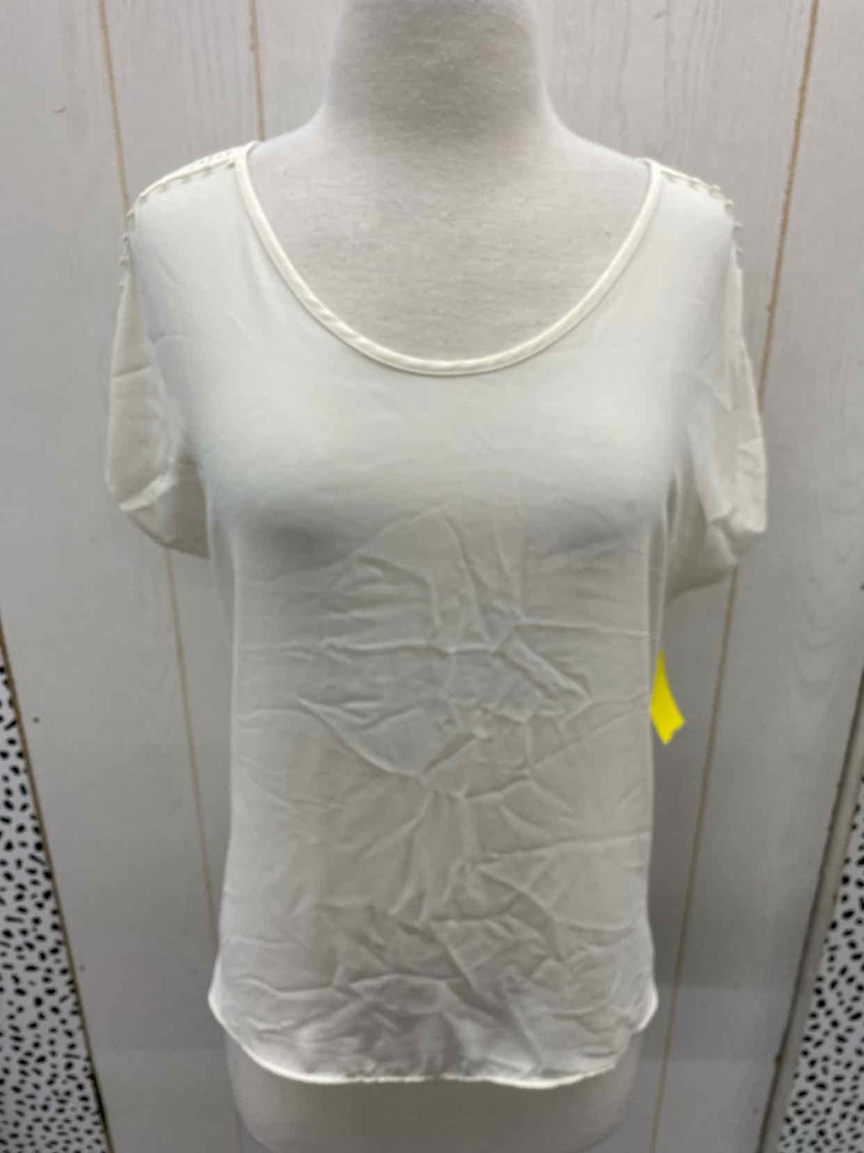 LOFT Cream Womens Size Small Shirt