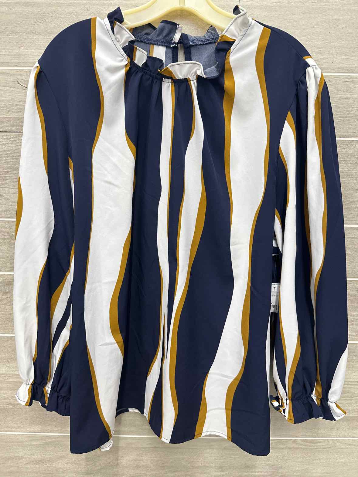 Size 2X Navy Plus Shirt