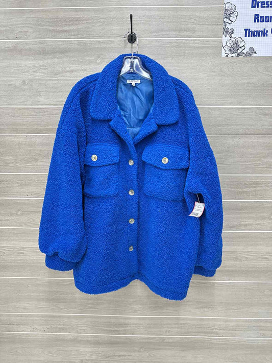 White Birch Blue Womens Women Size 1X/2X Jacket (Outdoor)