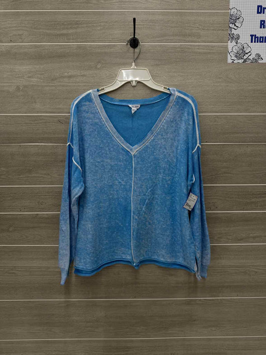 Tribal Blue Womens Women Size L Sweater