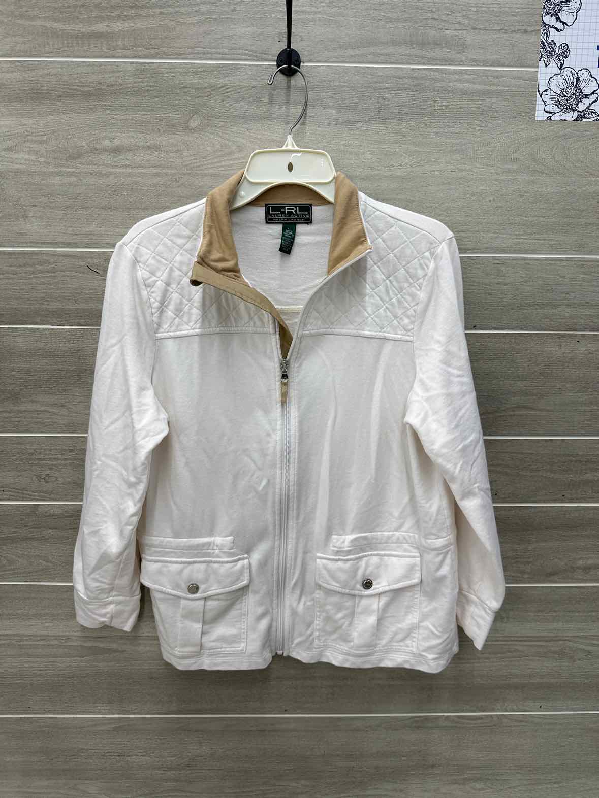 Ralph Lauren Size L Cream Womens Sweatshirt