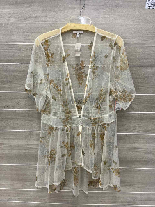Maurices Cream Womens Women Size 18/20 Shirt