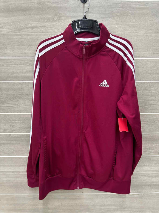 Adidas Burgundy Womens Size 1X Sweatshirt