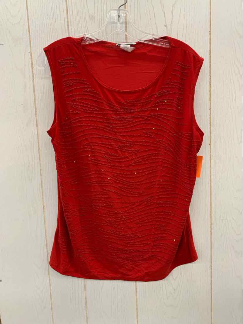 Red Womens Size XL Tank Top