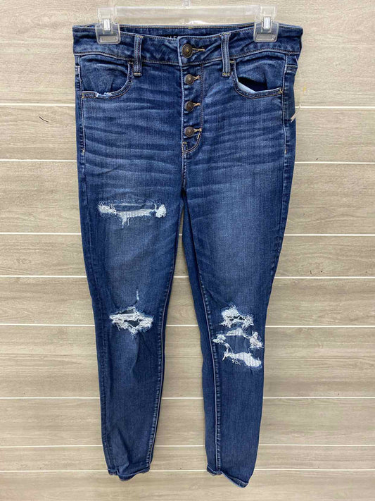 American Eagle Blue Womens Size 10 Long Jeans