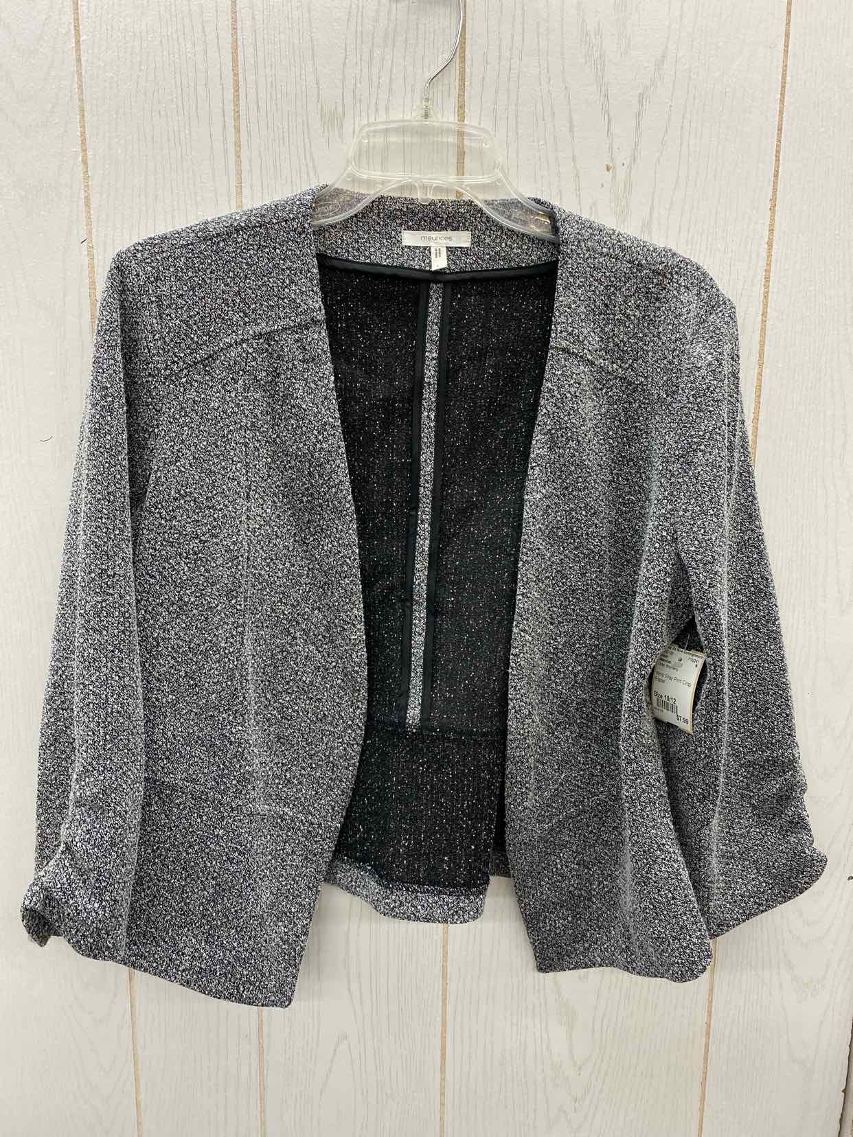 Maurices Gray Womens Size 10/12 Blazer