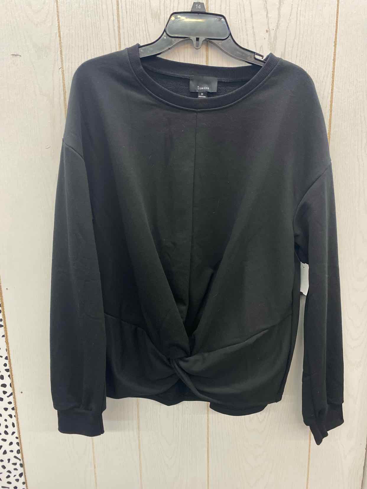 Lumiere Black Womens Size M Sweatshirt