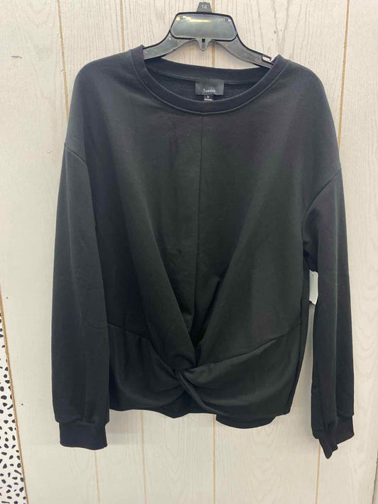 Lumiere Black Womens Size M Sweatshirt