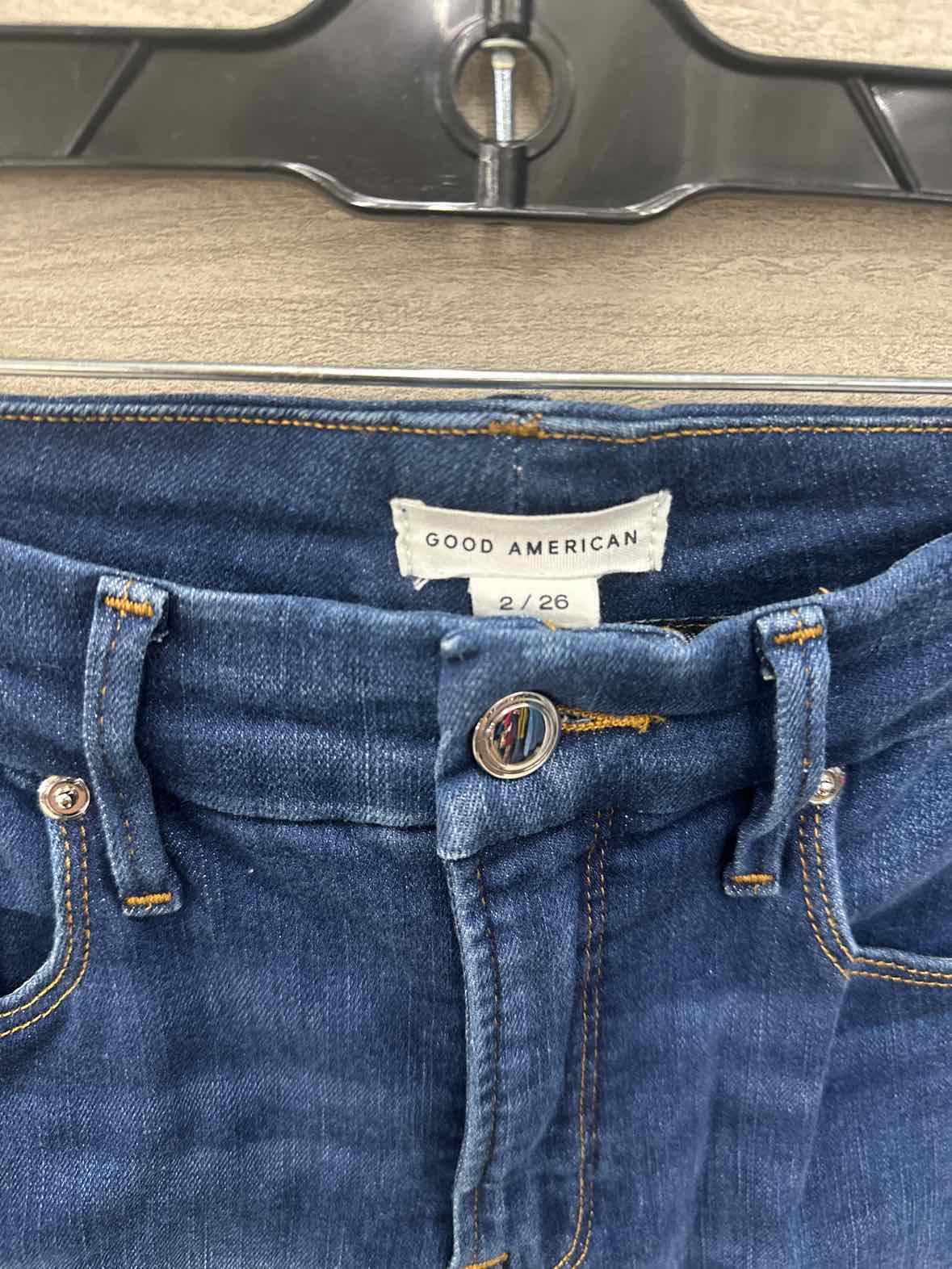 Good American Blue Womens Women Size 2 Jeans