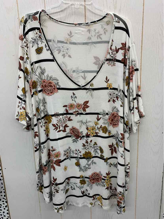 Maurices White Womens Size 4X Shirt