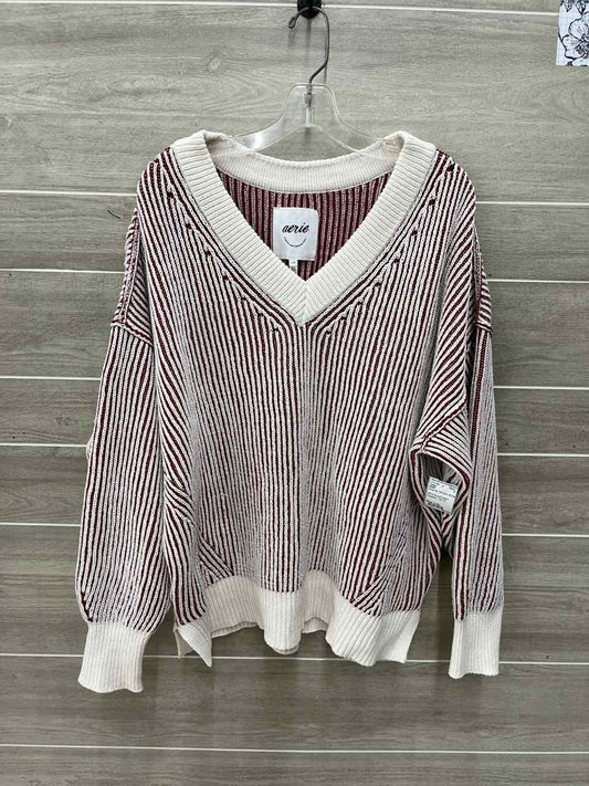 AERIE Burgundy Womens Women Size L/XL Sweater