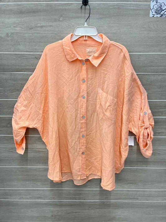 American Eagle Size XL Orange Womens Shirt