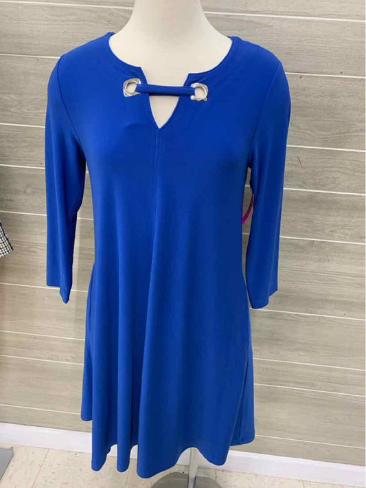 Nina Leonard Blue Womens Size 6/8 Dress