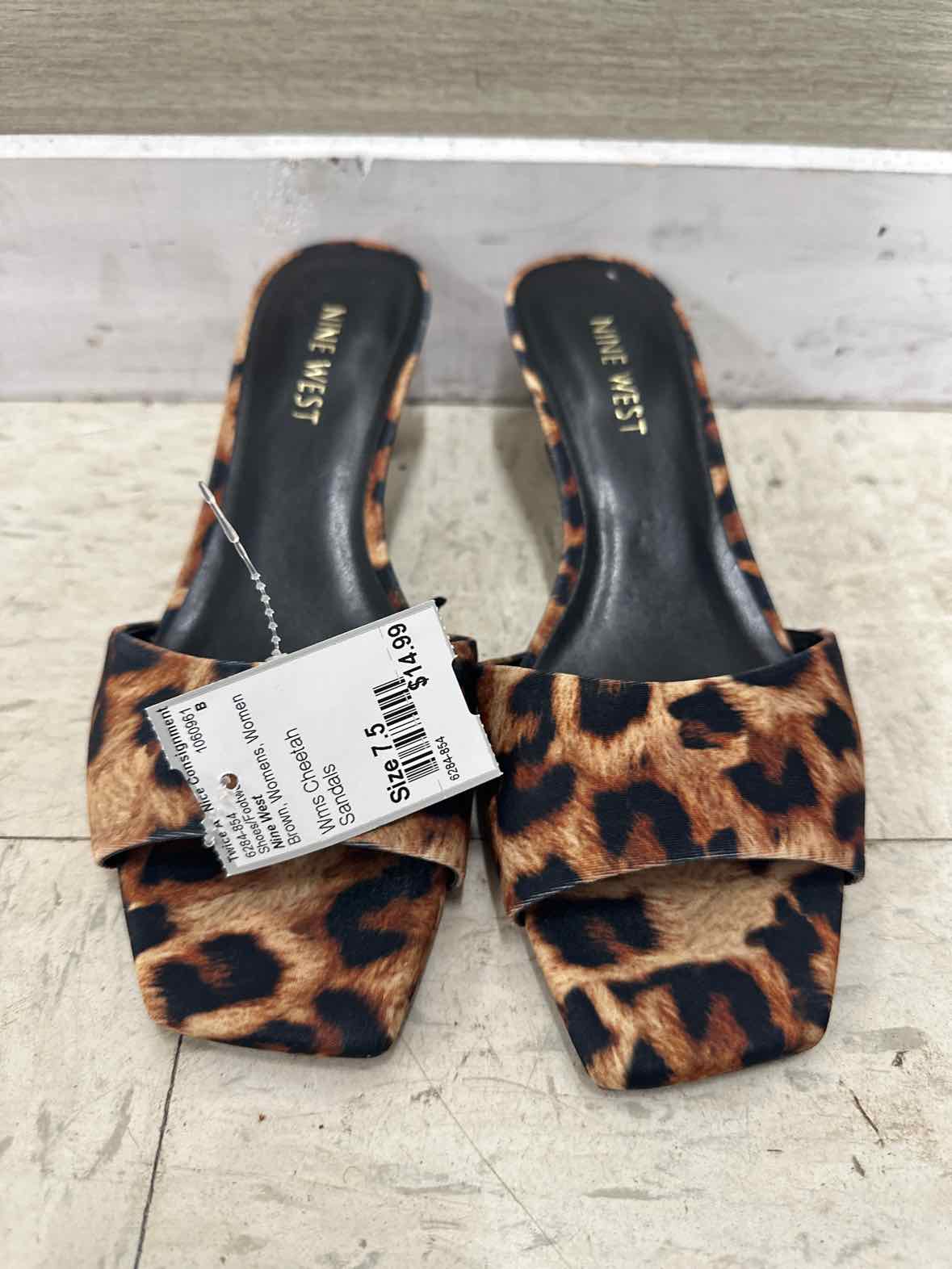 Nine West US Shoe Size 7.5 Brown Womens Shoes/Footwear