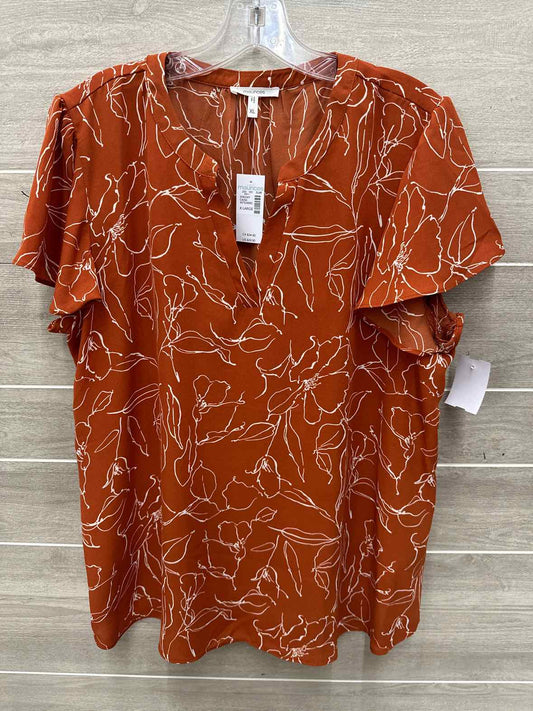 Maurices Size XL Orange Womens Shirt