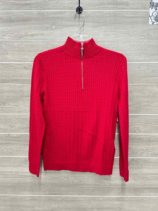 Tommy Hilfiger Red Womens Women Size M Sweater