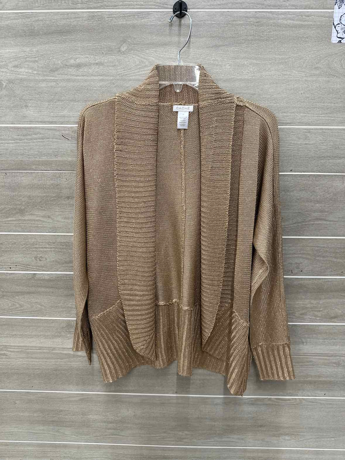 Cache Size XS Gold Womens Sweater