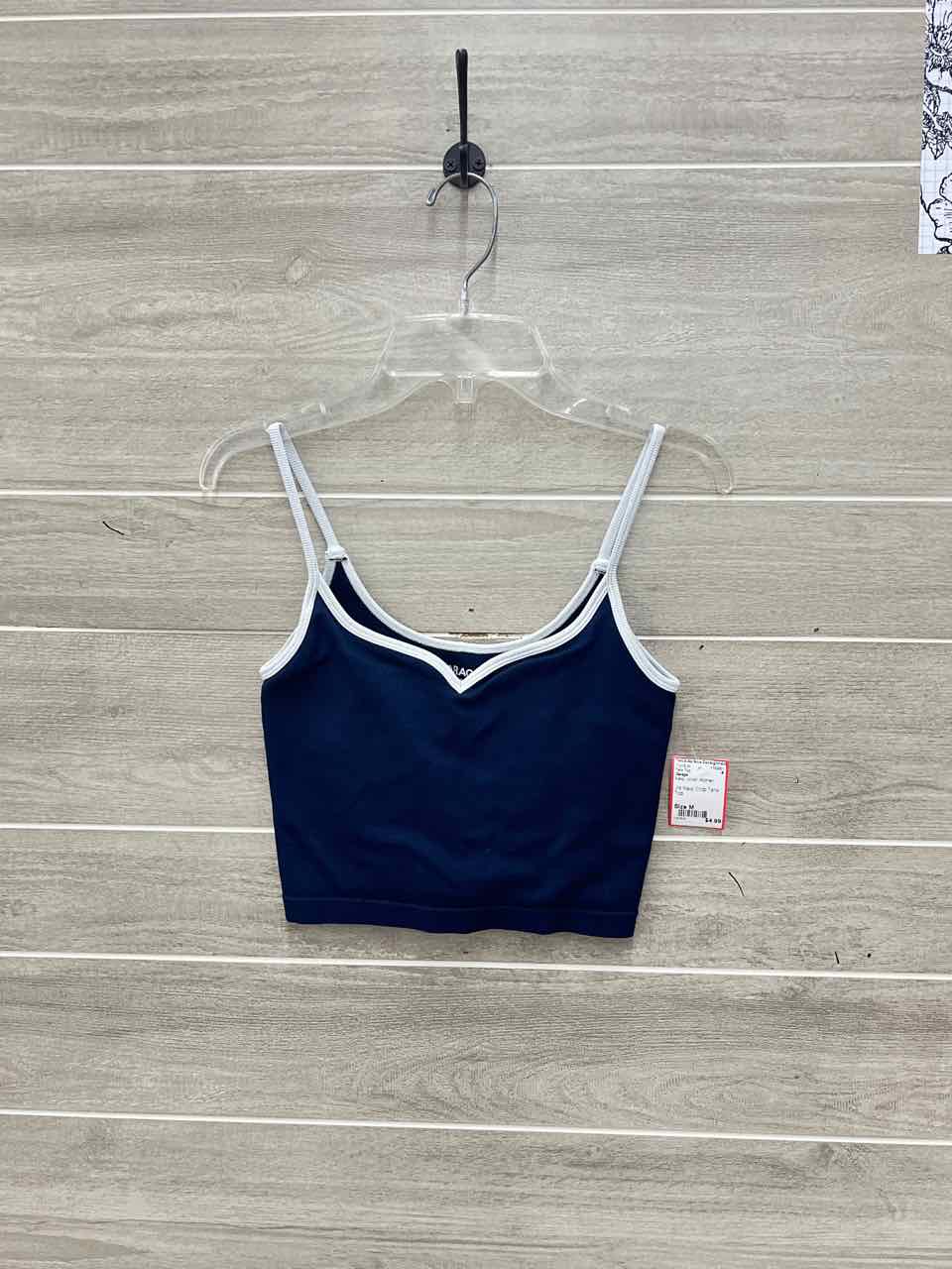 Garage Navy Junior Women Size M Tank Top